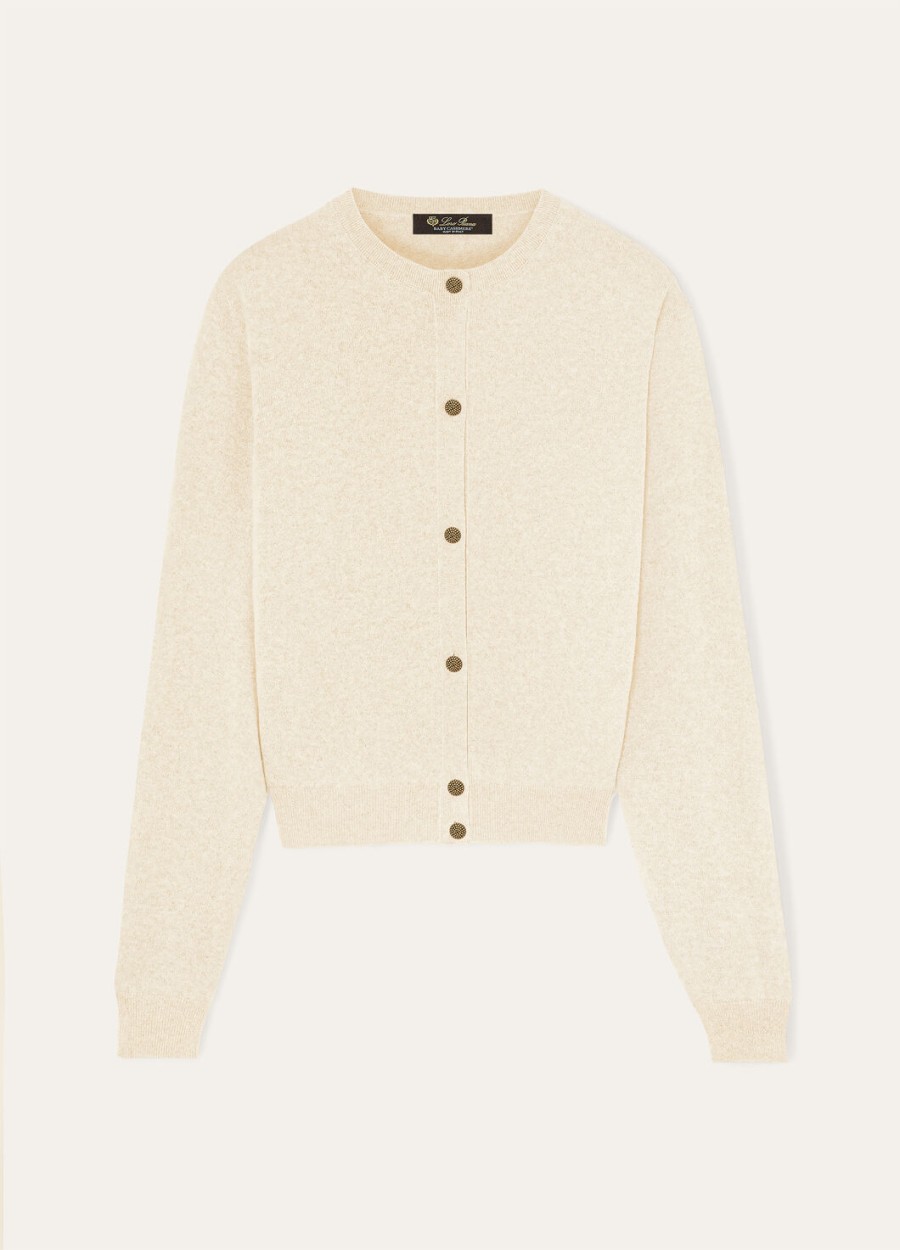 klasyczny kardigan baby cashmere snow white