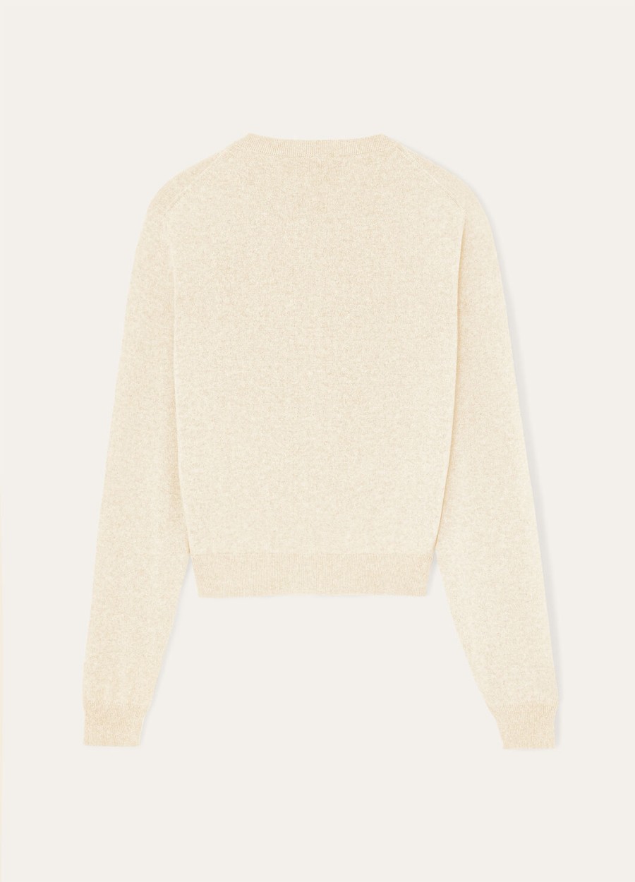 klasyczny kardigan baby cashmere snow white