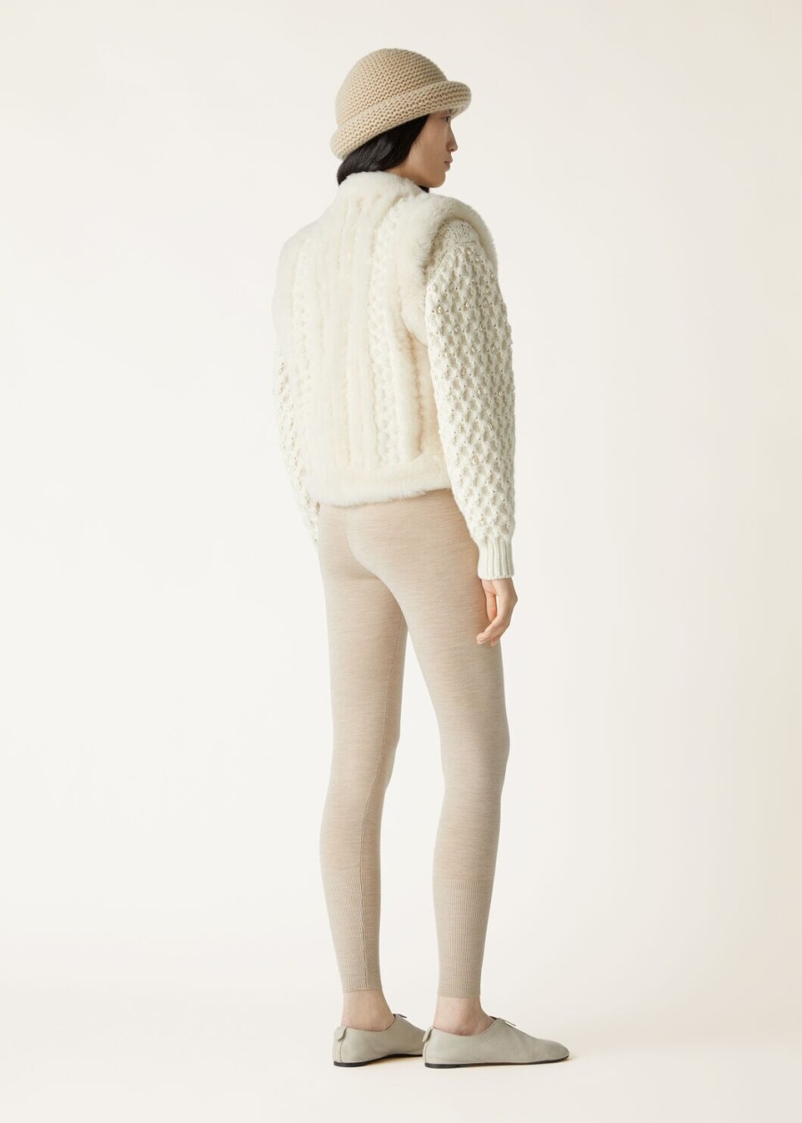 kamizelka bryton shearling natural melange