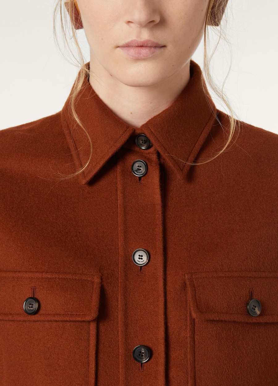 yannis overshirt cashmere sanguine pencil