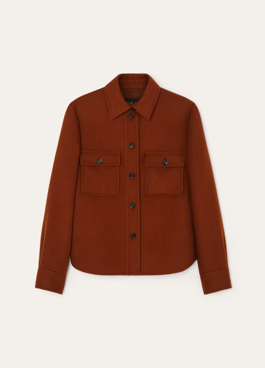 yannis overshirt cashmere sanguine pencil