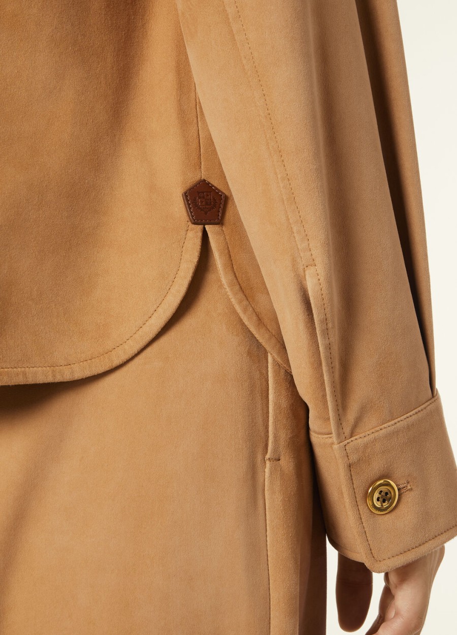 koszula yannis kidskin caramel toffee