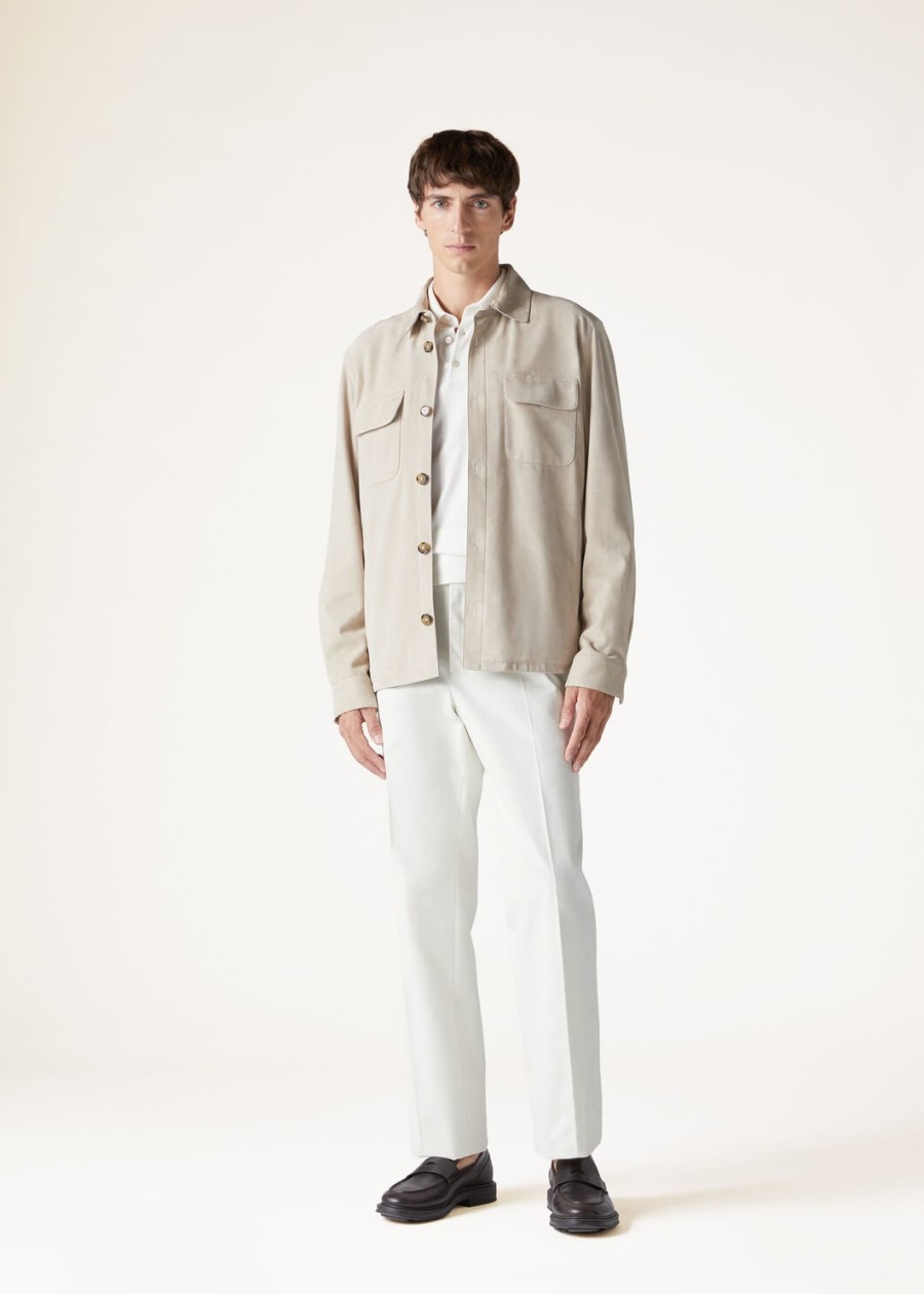 loro piana overshirt kidskin desert dunes