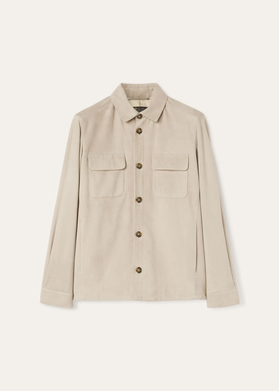loro piana overshirt kidskin desert dunes