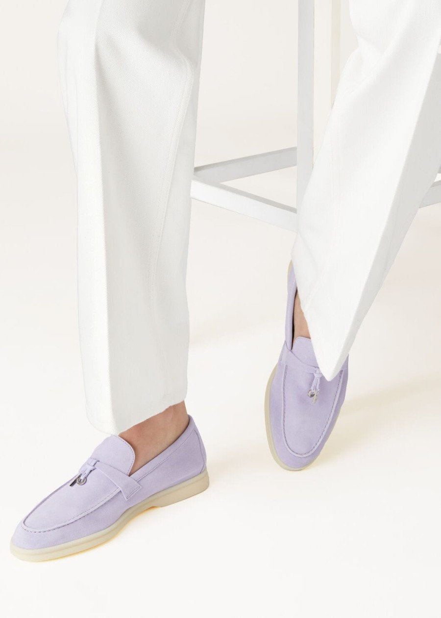 mokasyny summer charms walk loafer suede lila wagasa
