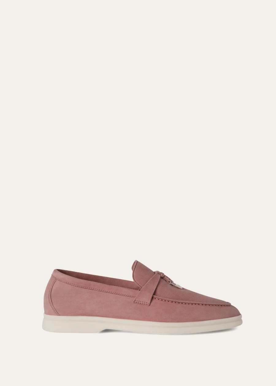 mokasyny summer charms walk loafer ze skóry zamszowej flowering cherry