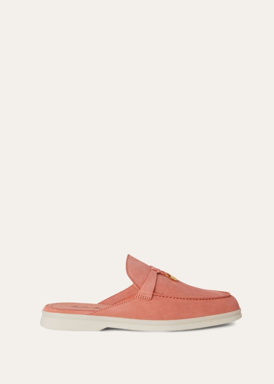 babouche charms walk loafer zamszowe mokasyny kozie sorbet różowy