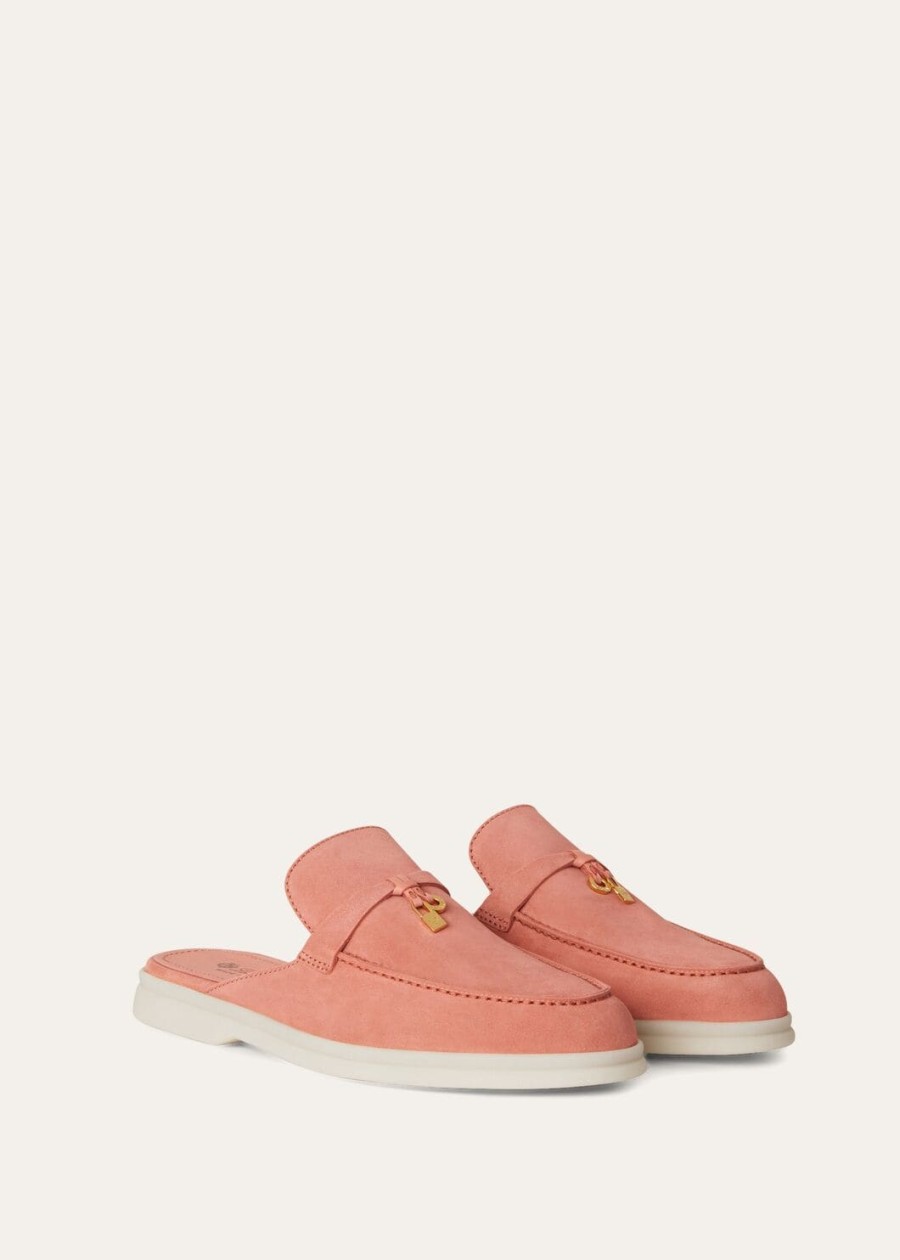 babouche charms walk loafer zamszowe mokasyny kozie sorbet różowy