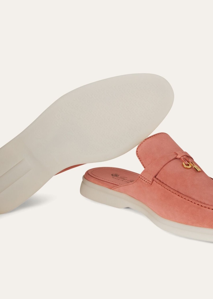 babouche charms walk loafer zamszowe mokasyny kozie sorbet różowy