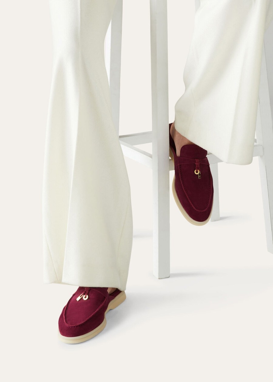 babouche charms walk loafer zamszowy kozia skóra jasnoszary