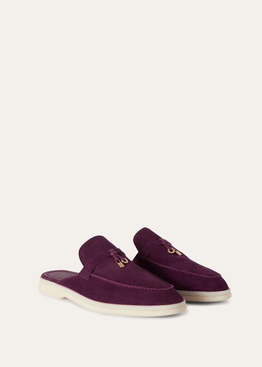babouche charms walk loafer zamszowy kozia skóra jasnoszary