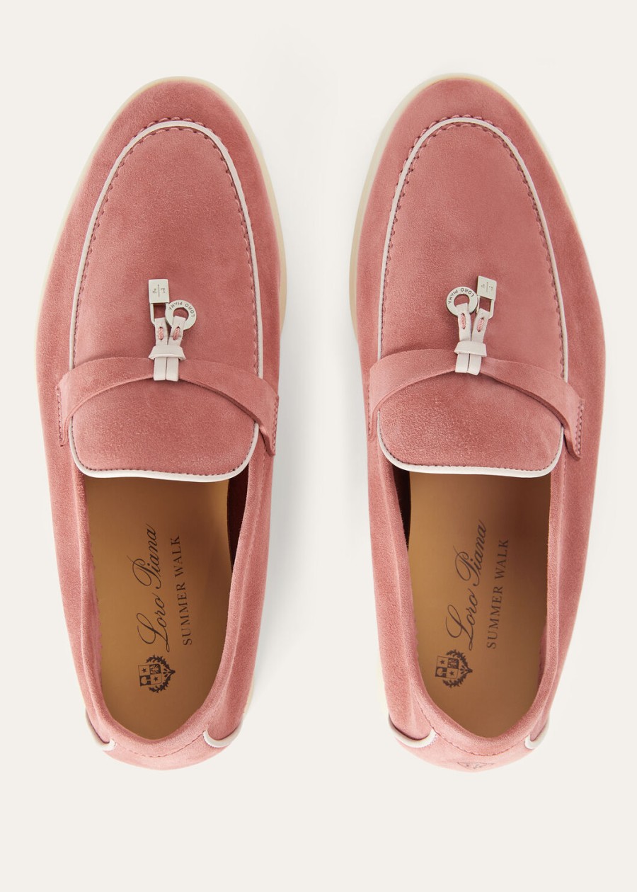 letnie mokasyny zamszowe z kozią skórą zamszową ancient blush
