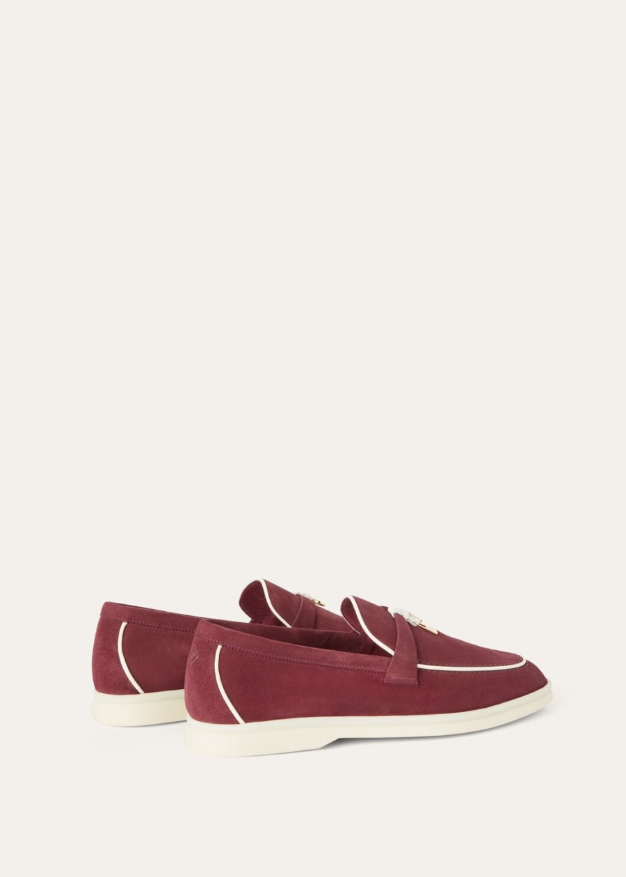 mokasyny summer charms walk loafer ze skóry zamszowej koziej azuki beans