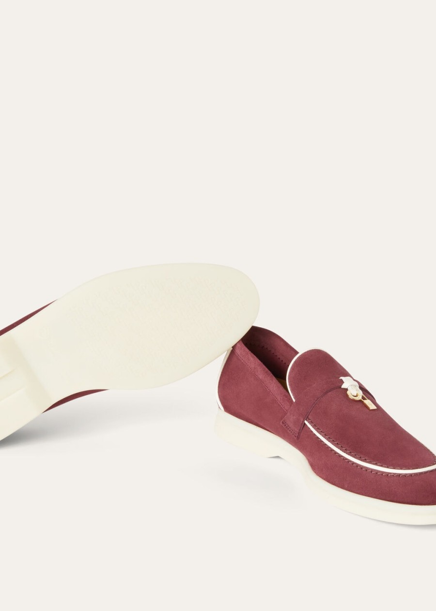mokasyny summer charms walk loafer ze skóry zamszowej koziej azuki beans