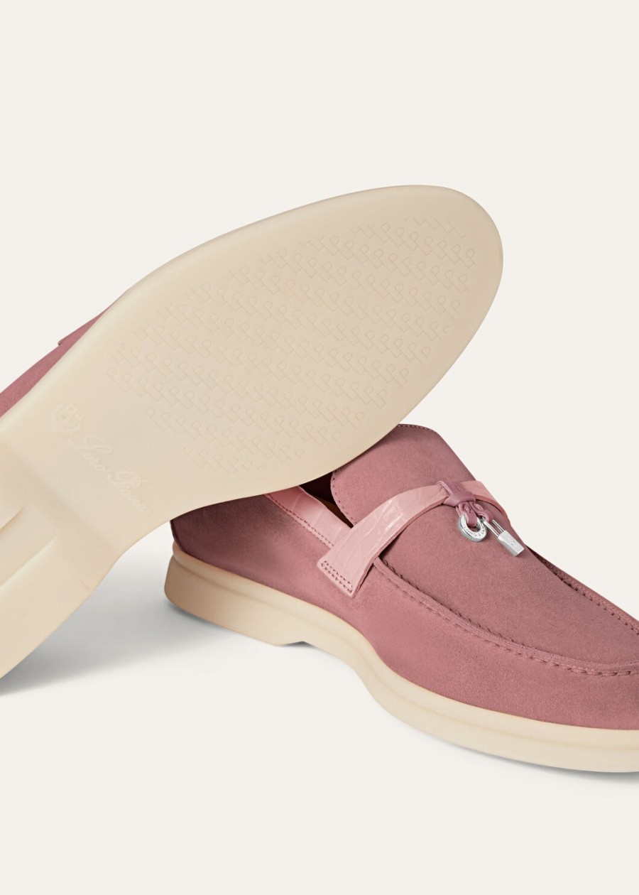 zamszowe mokasyny summer charms walk noisette rose