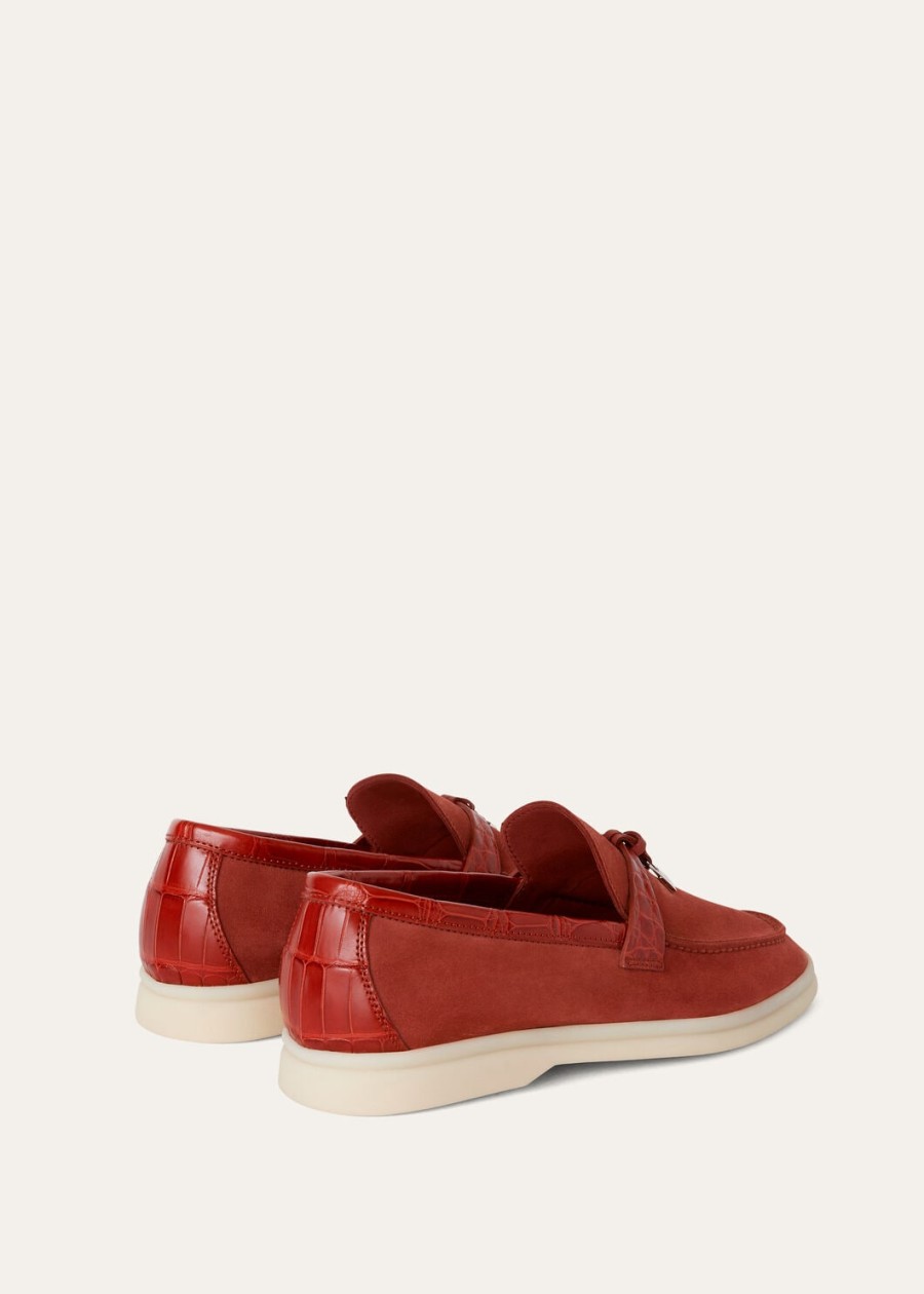 mokasyny summer charms walk loafer suede raw sienna