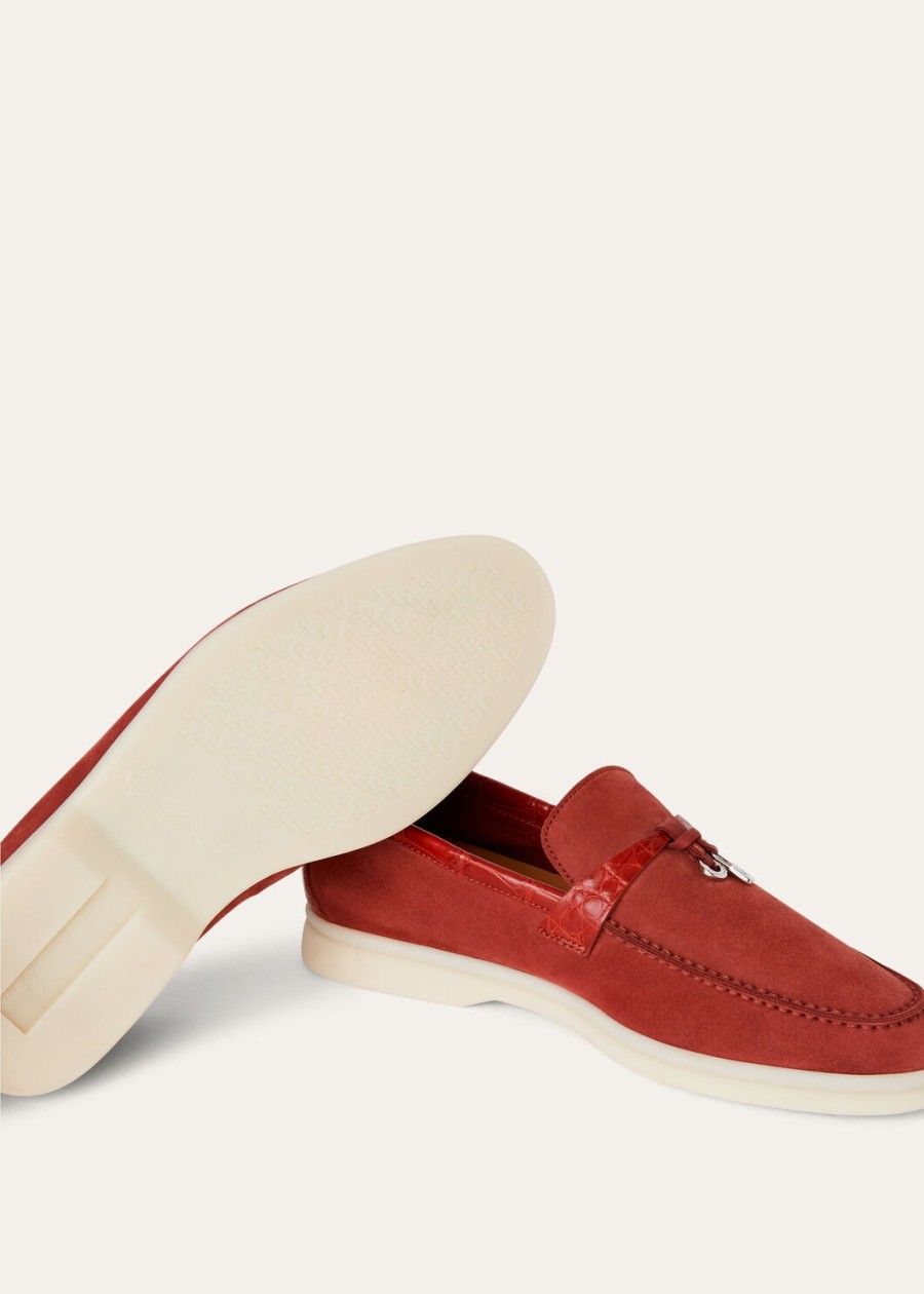 mokasyny summer charms walk loafer suede raw sienna