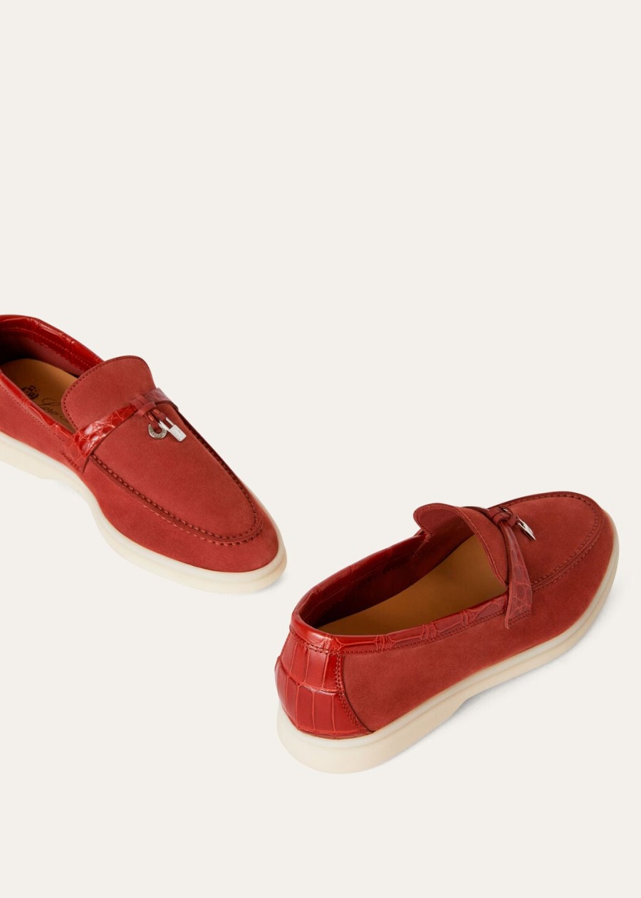 mokasyny summer charms walk loafer suede raw sienna