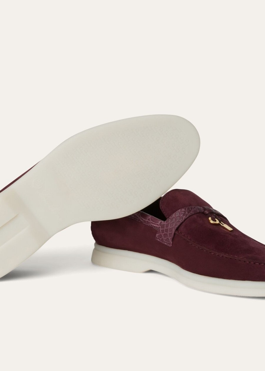 mokasyny summer charms walk loafer suede wild plum