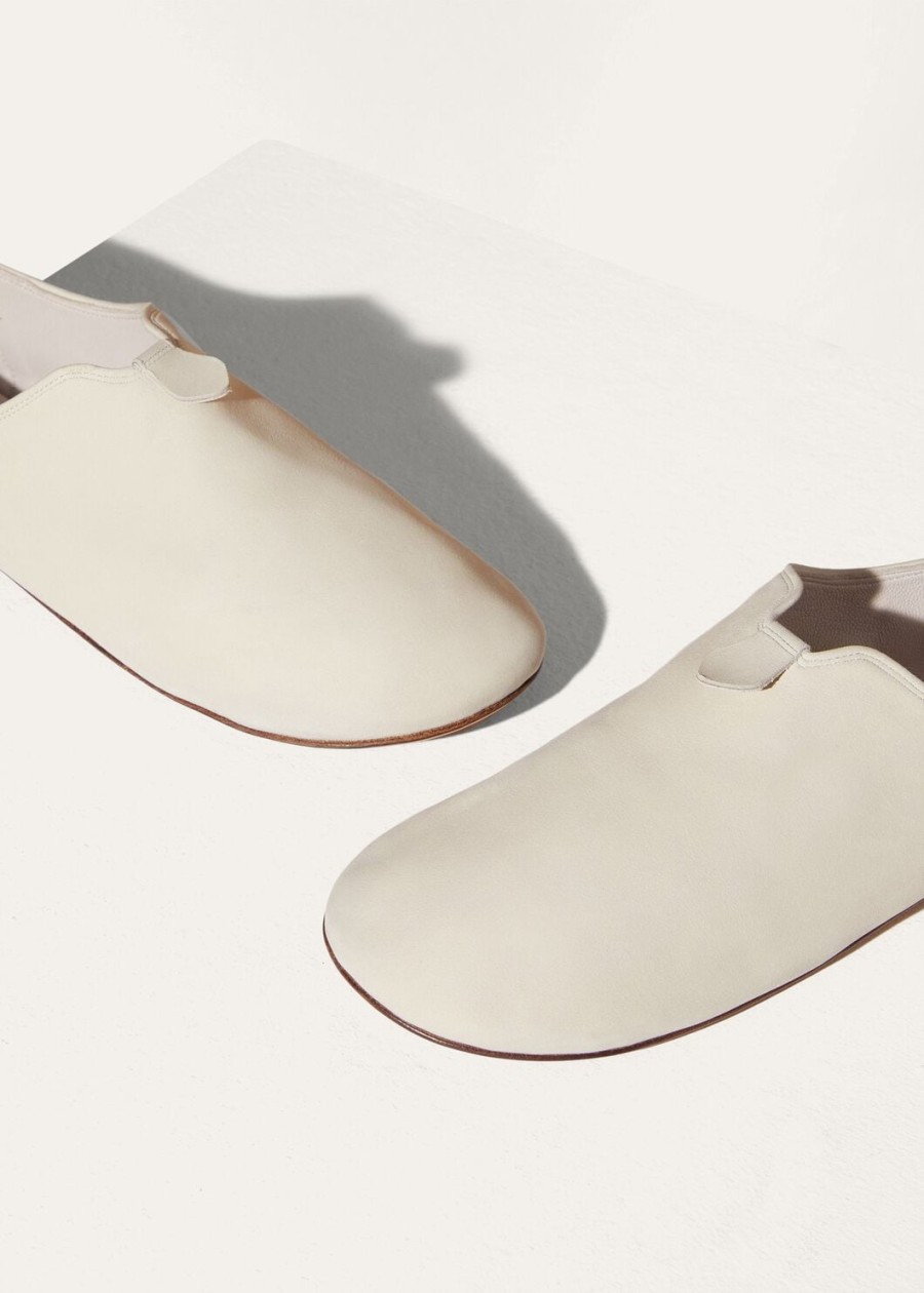 mokasyny whisper white floaty loafer ze skóry cielęcej
