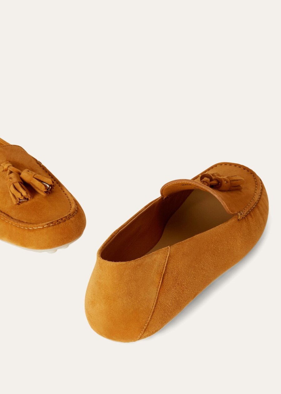 mokasyny dot sole walk loafer z zamszu koziego chianti cork