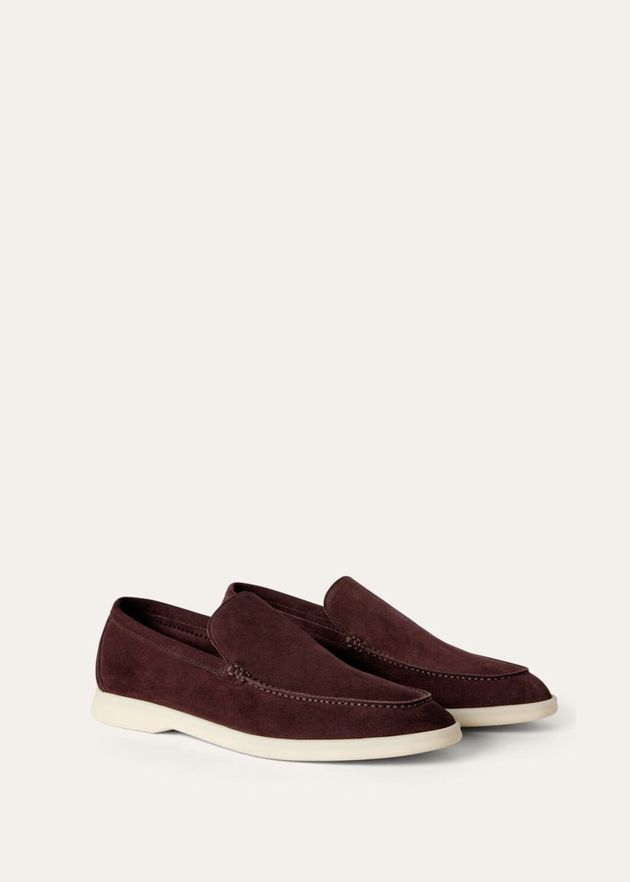 mokasyny summer walk suede amarone