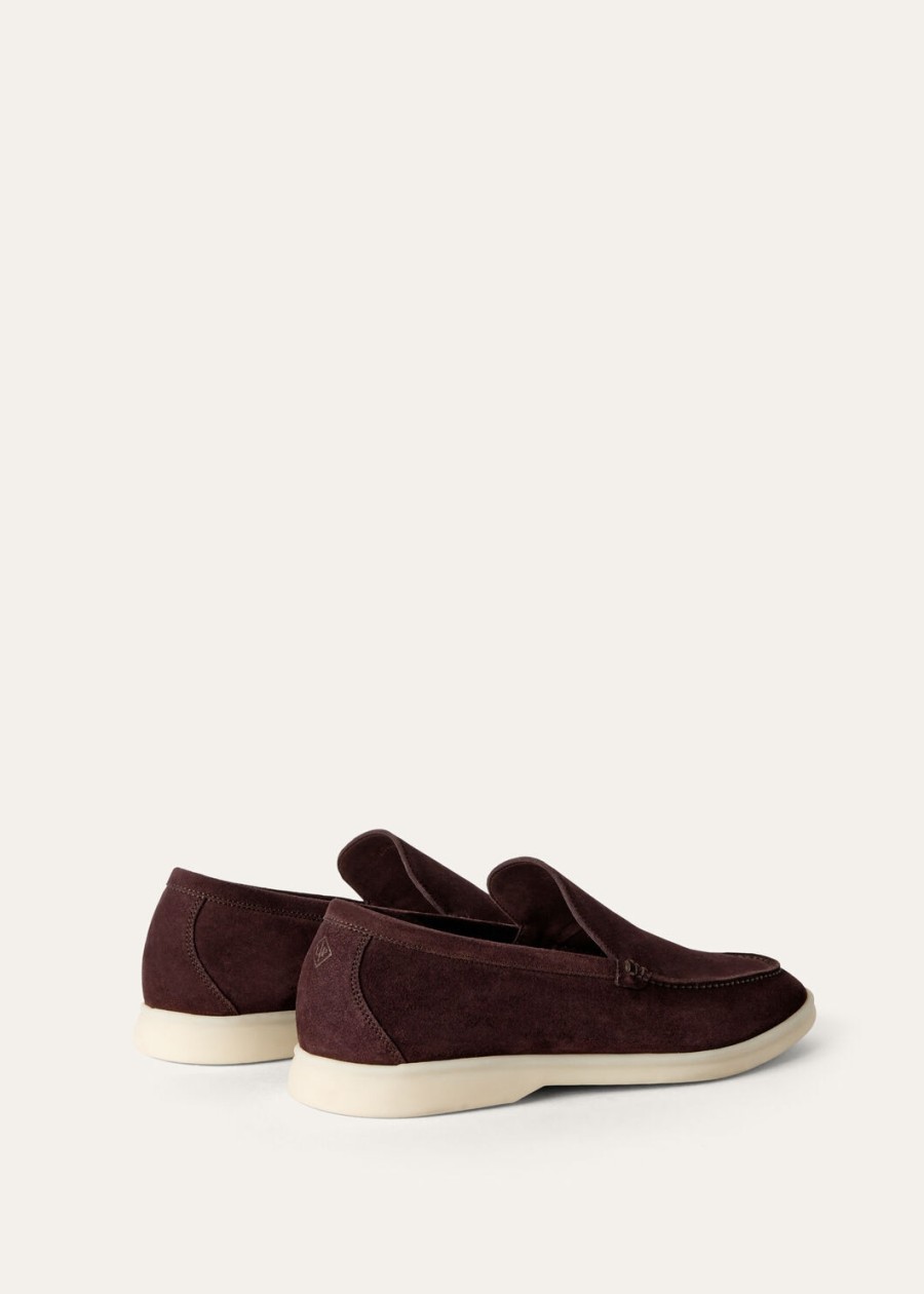 mokasyny summer walk suede amarone