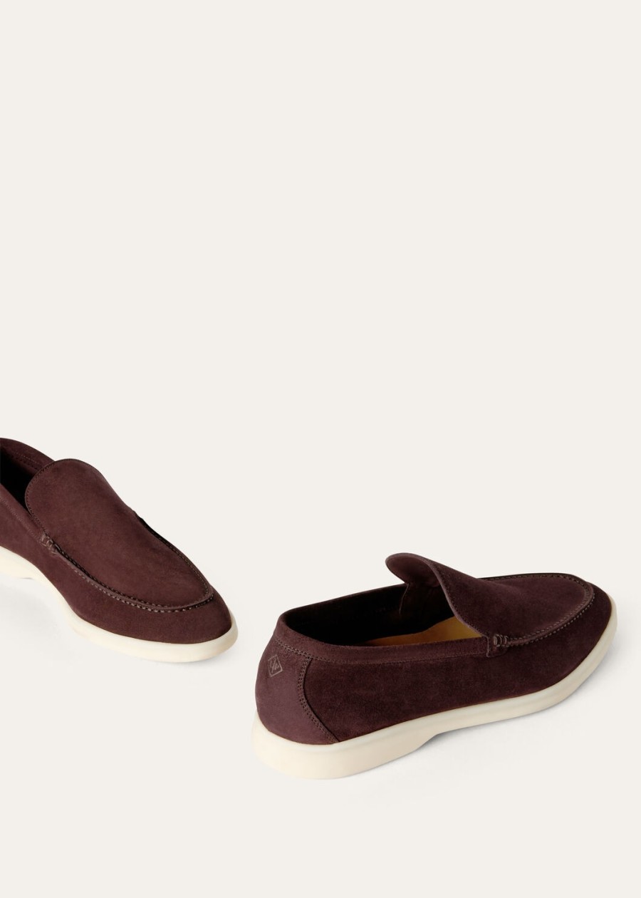 mokasyny summer walk suede amarone