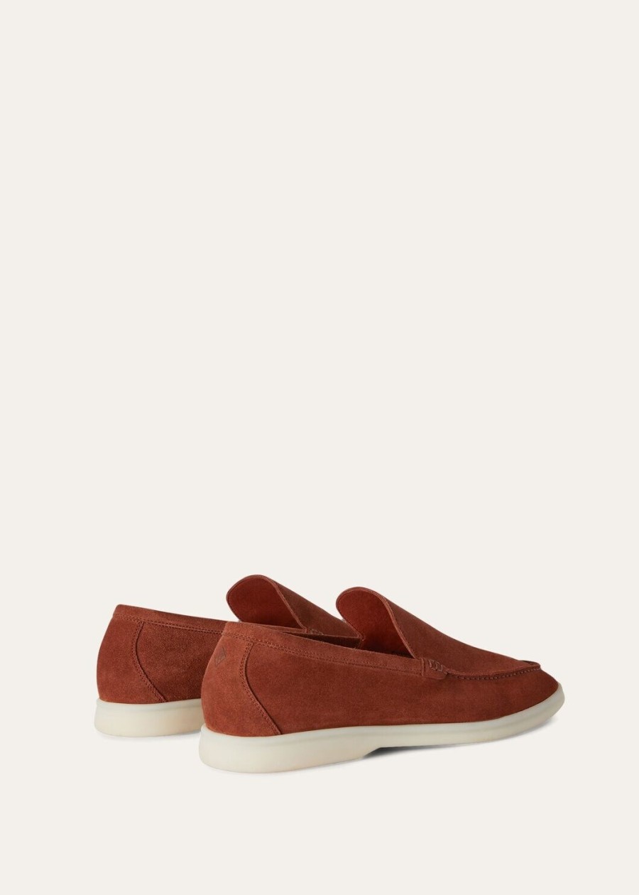mokasyny summer walk suede rust