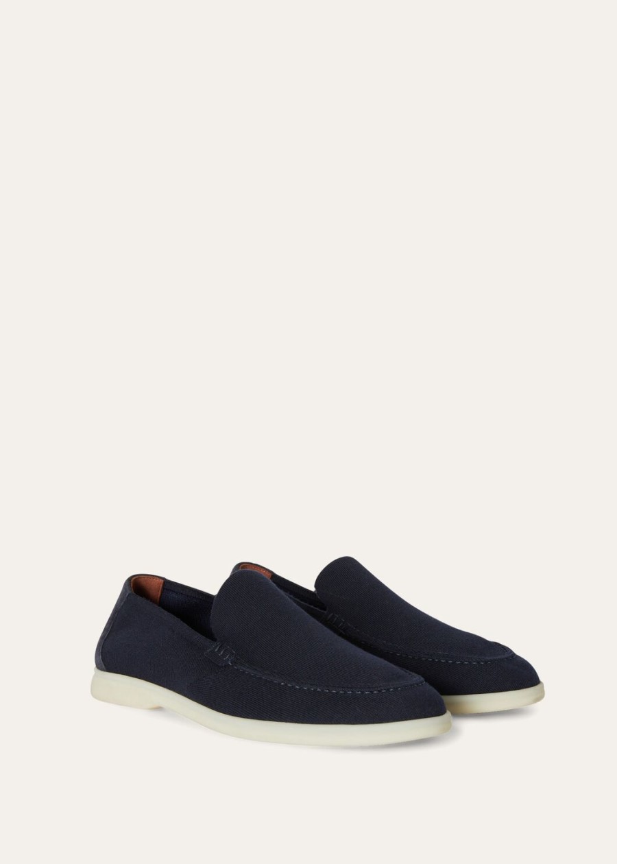 letnia dzianina walk wish navy wool