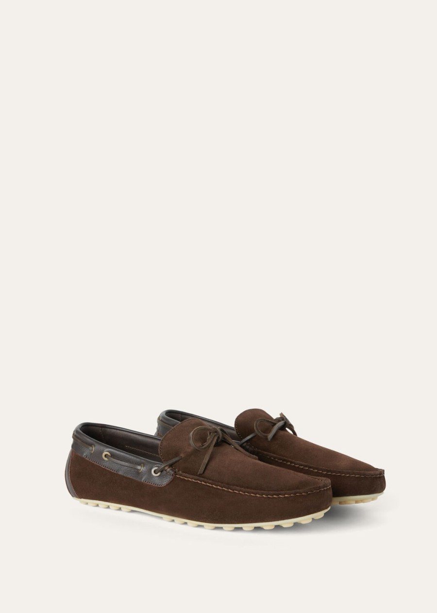 mokasyny dot sole walk w kolorze ox chocolate leather