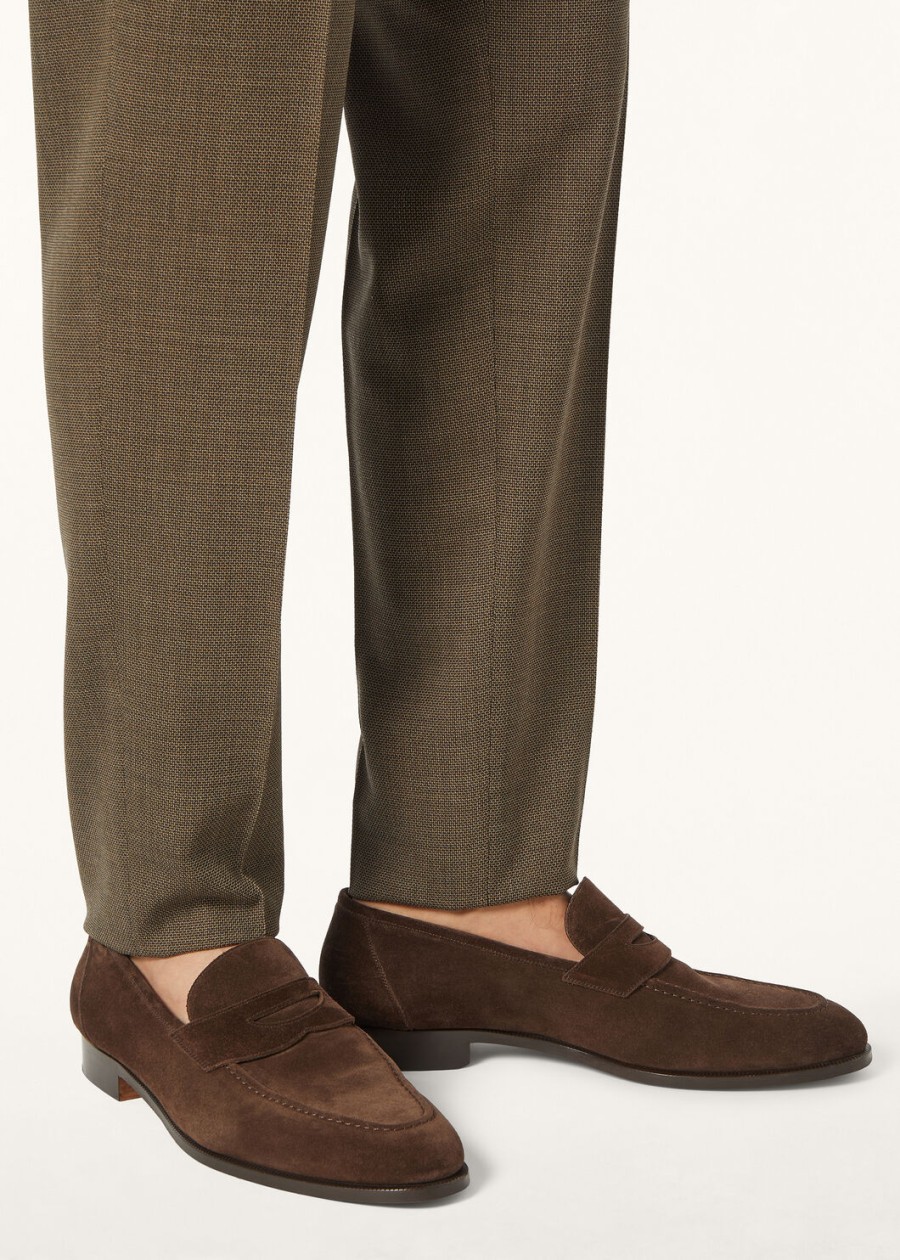 mokasyny sergio ox chocolate leather
