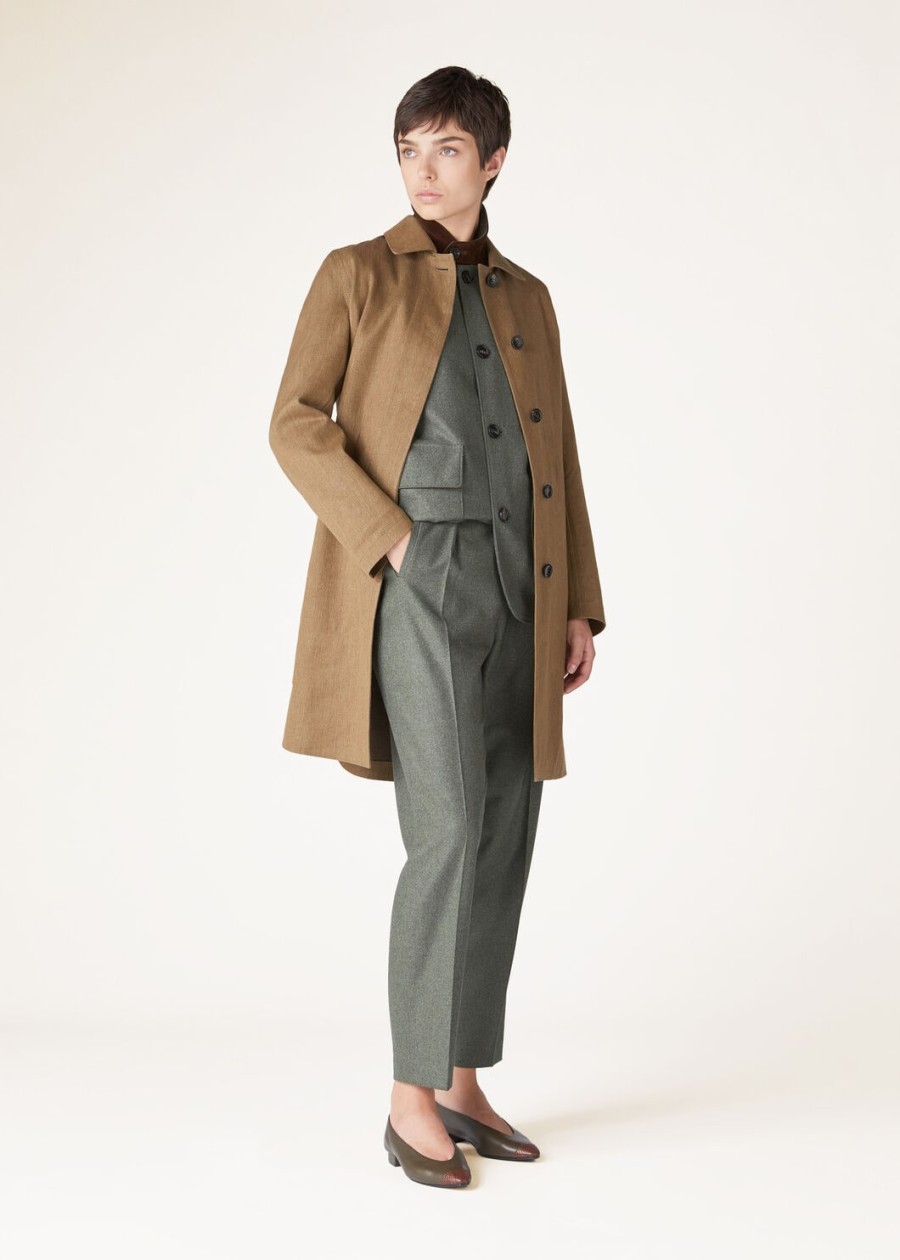 kurtka roadster mini cashmere z suchej dziewiczej wełny shiso mel