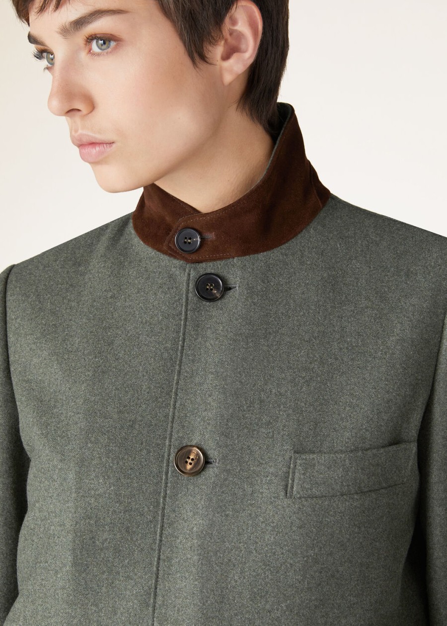 kurtka roadster mini cashmere z suchej dziewiczej wełny shiso mel