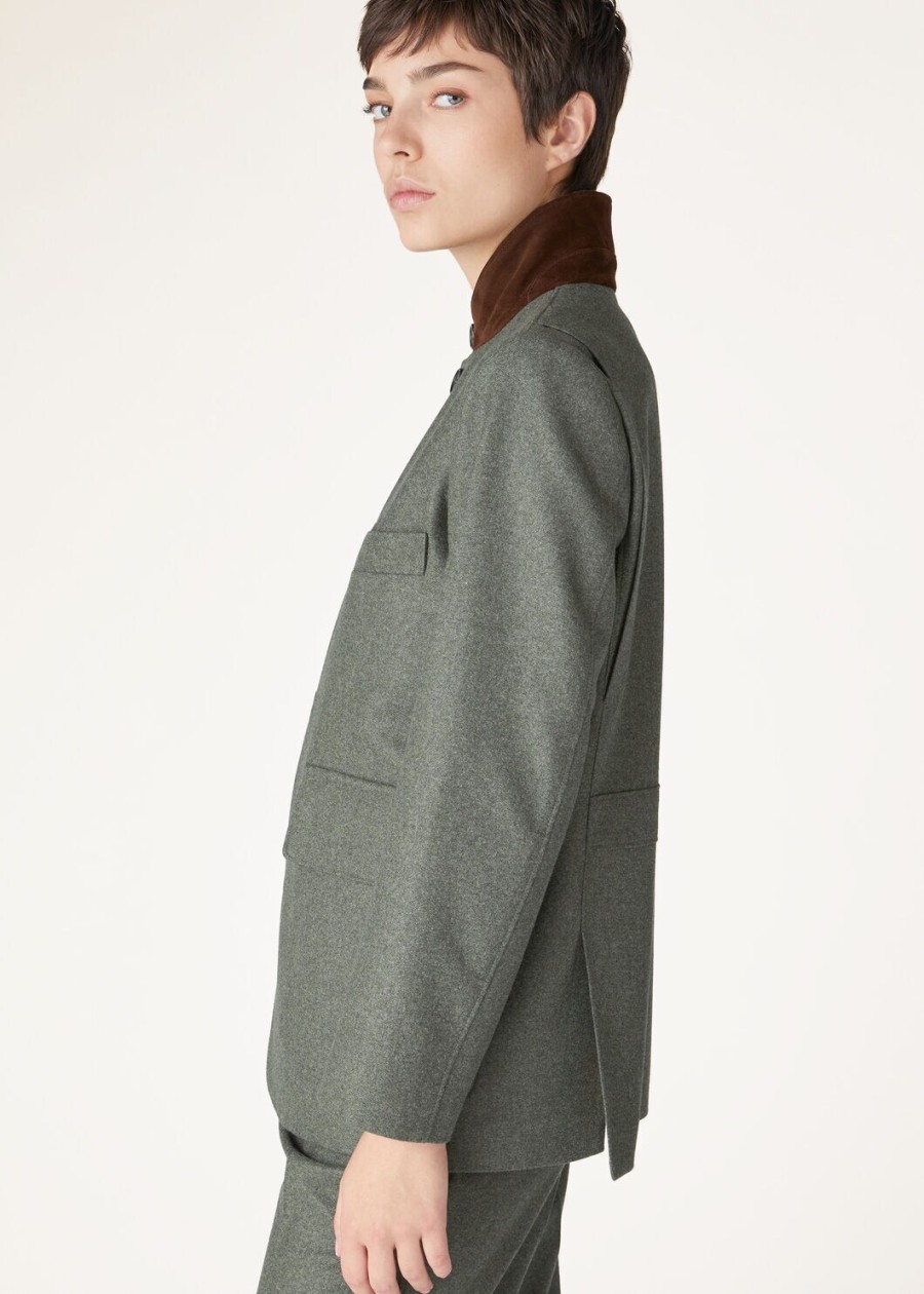 kurtka roadster mini cashmere z suchej dziewiczej wełny shiso mel