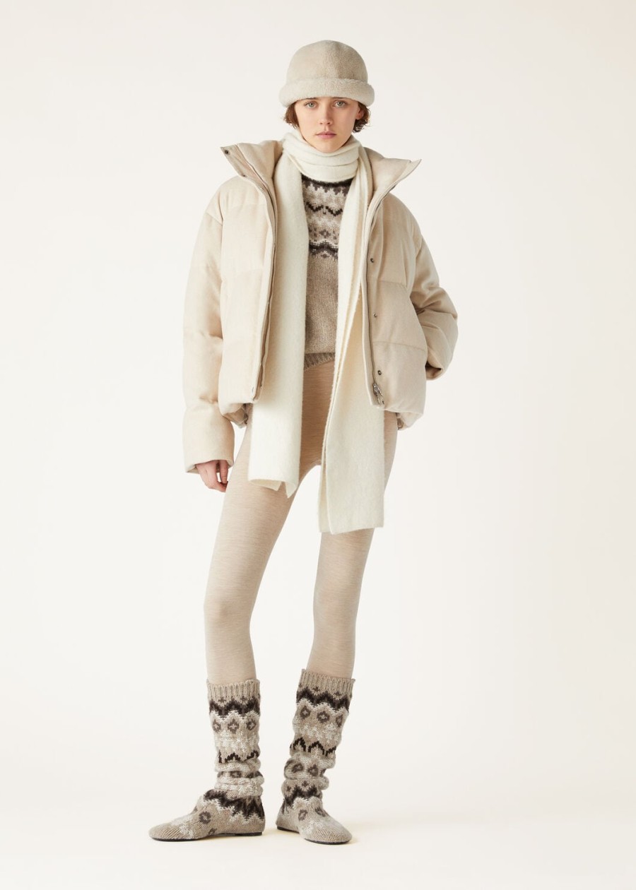 kurtka puchowa jools cashmere natural melange