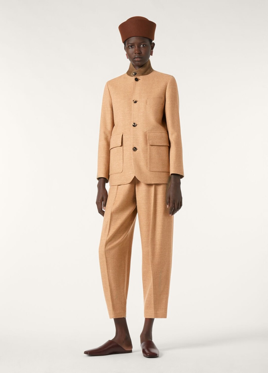 kurtka roadster mini wool z kaszmiru sunlit z wełny sand melange