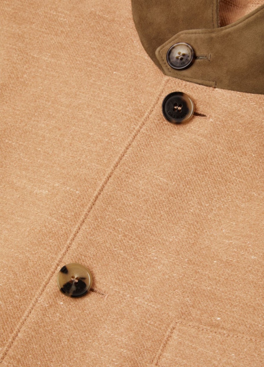 kurtka roadster mini wool z kaszmiru sunlit z wełny sand melange