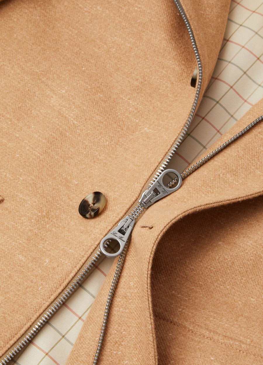 kurtka roadster mini wool z kaszmiru sunlit z wełny sand melange