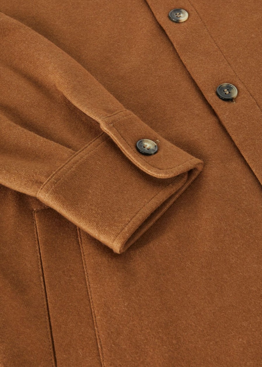 vicuna vicuña baby cashmere overshirt nat.dark vicunadesert rose mel