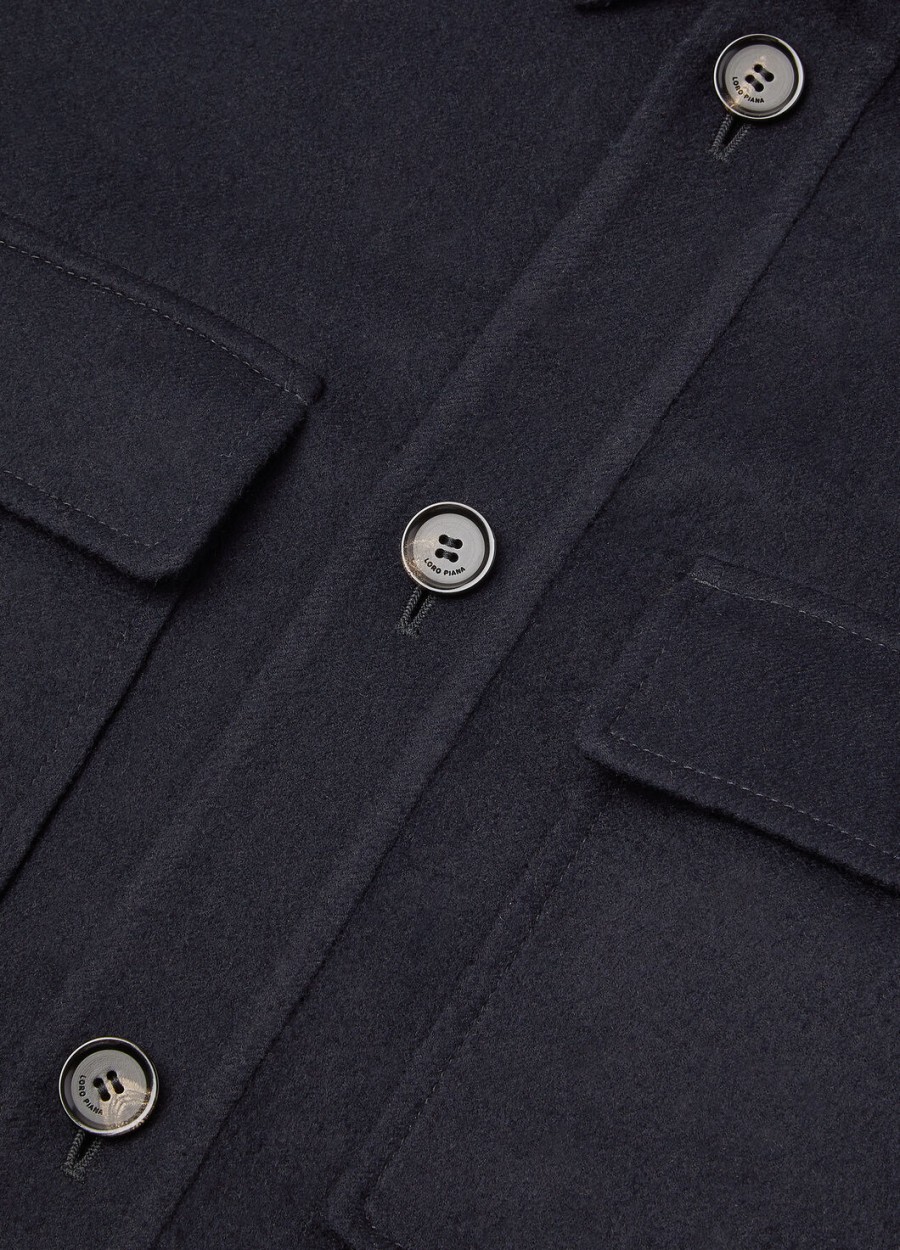 koszula oversize w kolorze granatowym jim cashmere