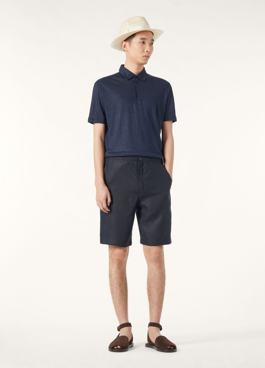 granatowa koszulka polo