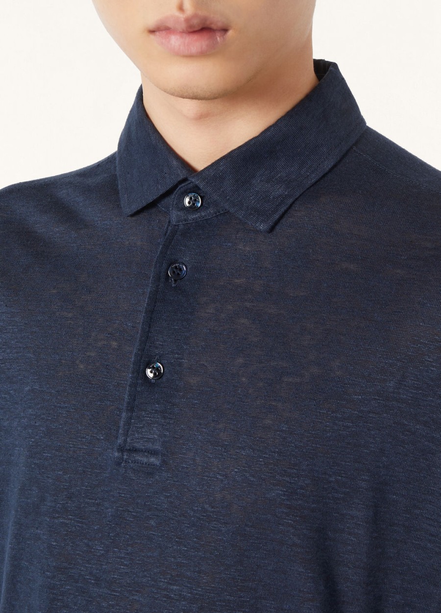 granatowa koszulka polo