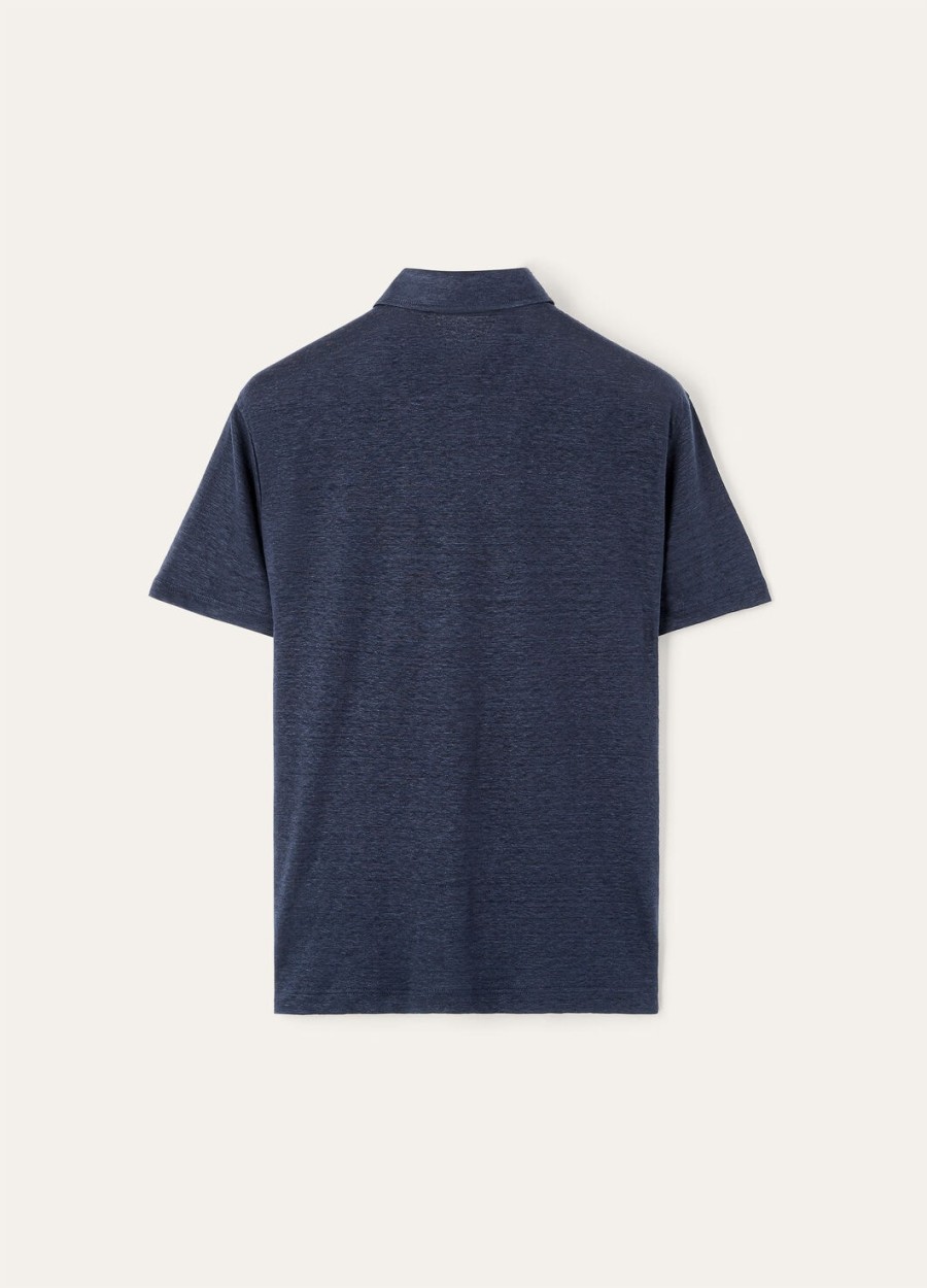 granatowa koszulka polo