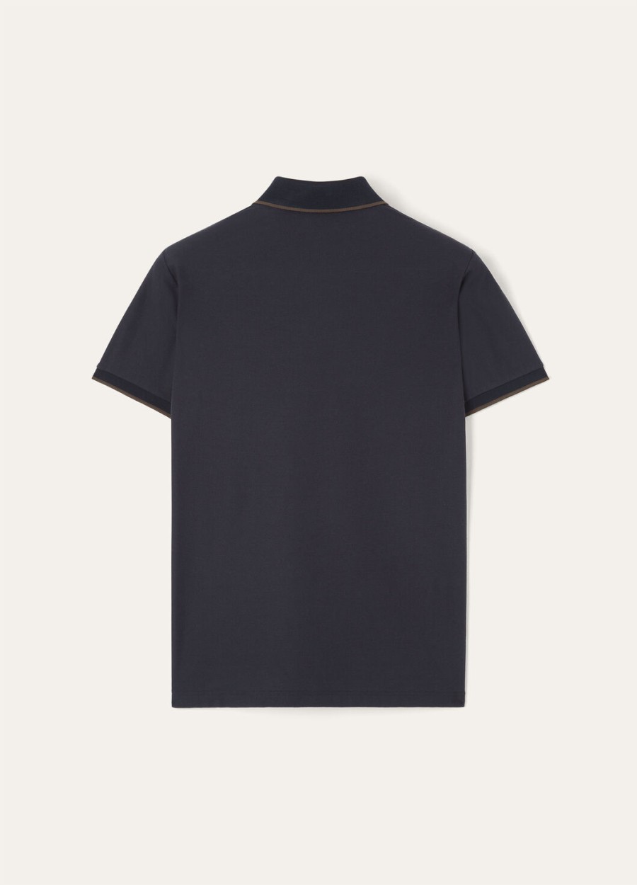 koszulka polo brentwood cotton w kolorze granatowym