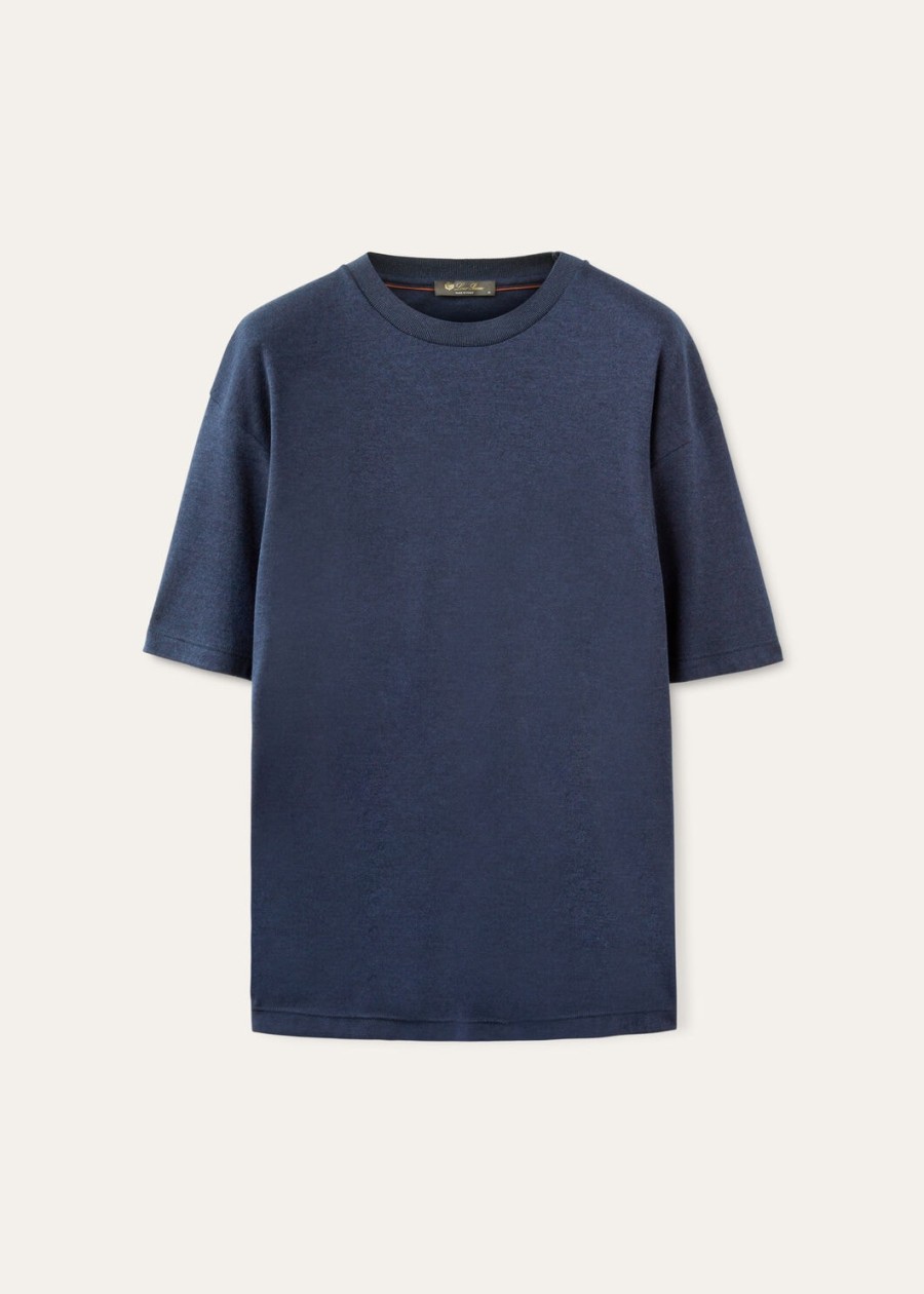 koszulka philion silk cashmere ombre blue