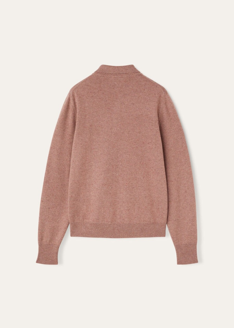koszulka polo loro cashmere red sand mel
