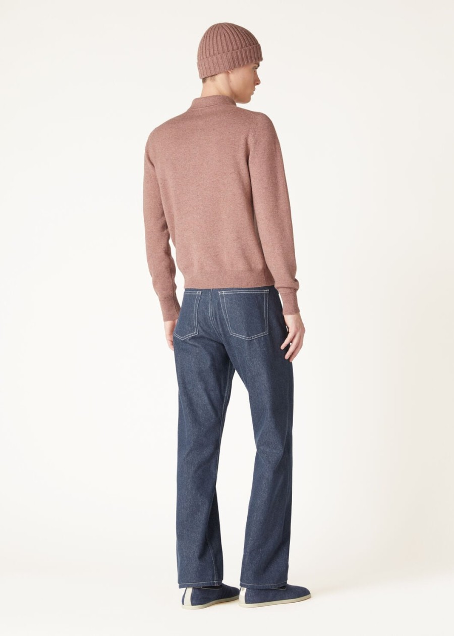 koszulka polo loro cashmere red sand mel
