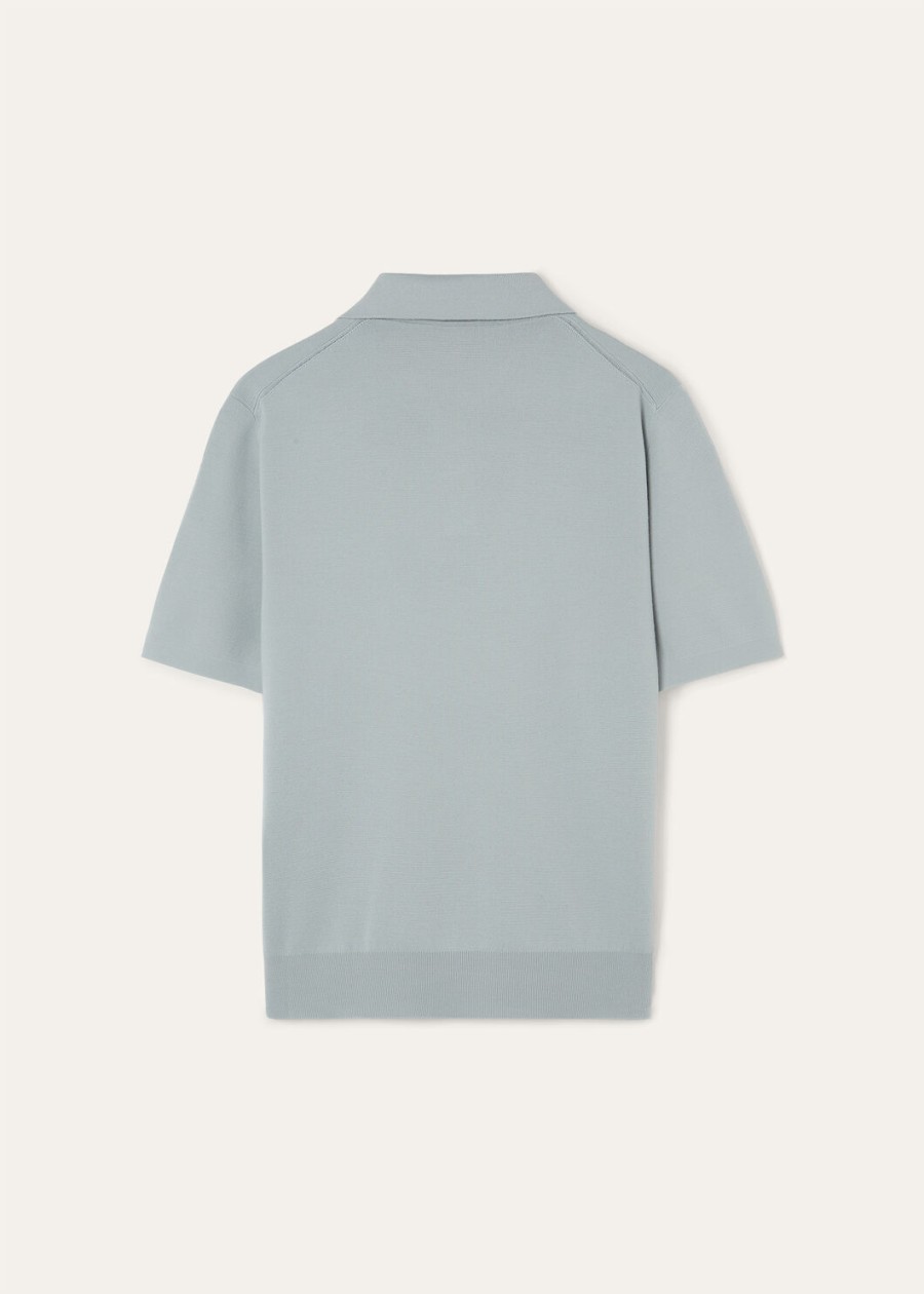 koszulka polo empire wish wool minty breeze