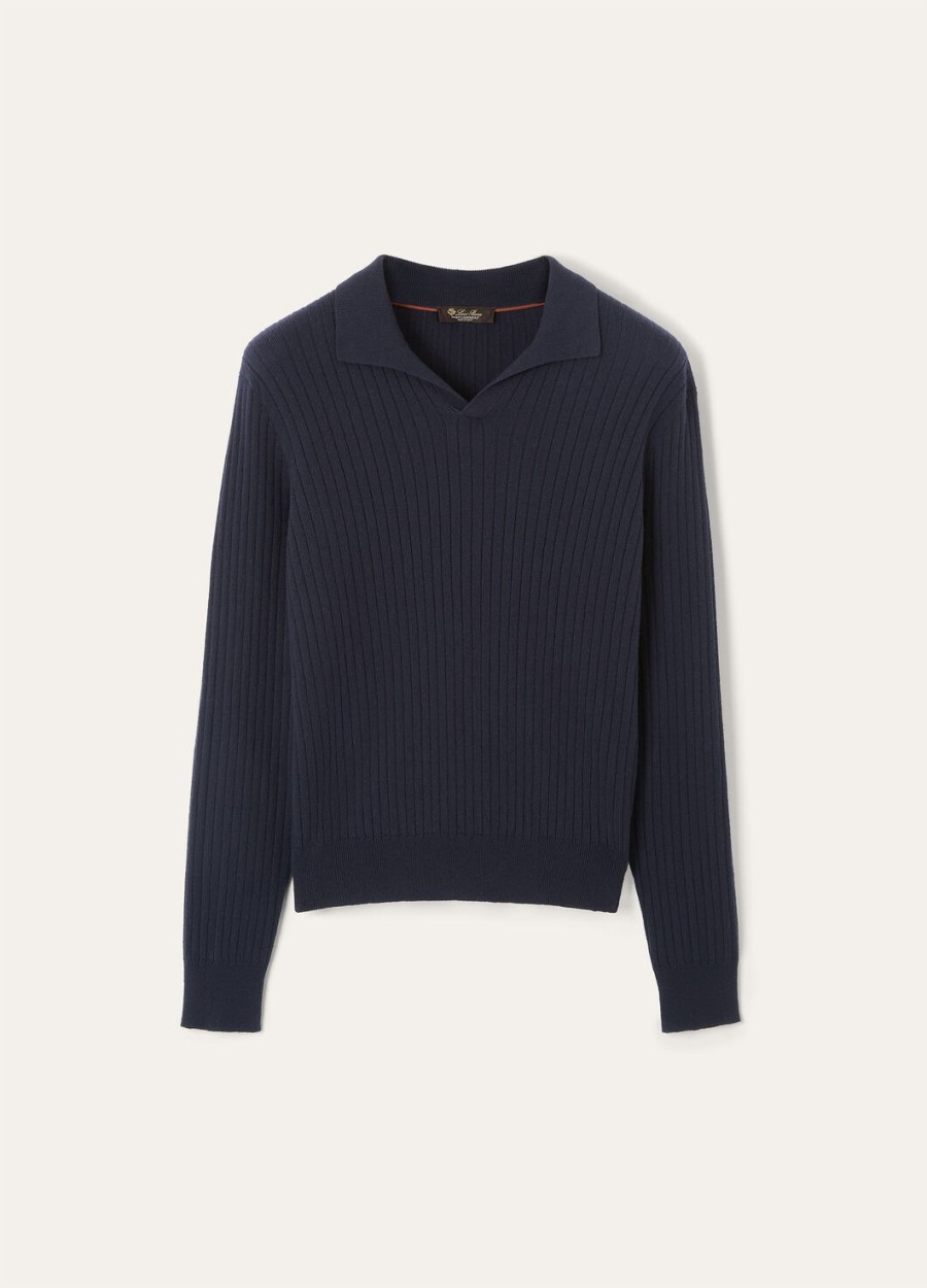 koszulka polo lexington baby cashmere w kolorze granatowym